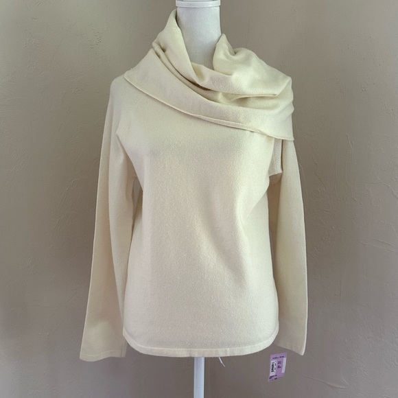 Nordstrom Sweaters - Isda & Co. Ivory Cowl Neck Sweater from Nordstrom Size L NWT